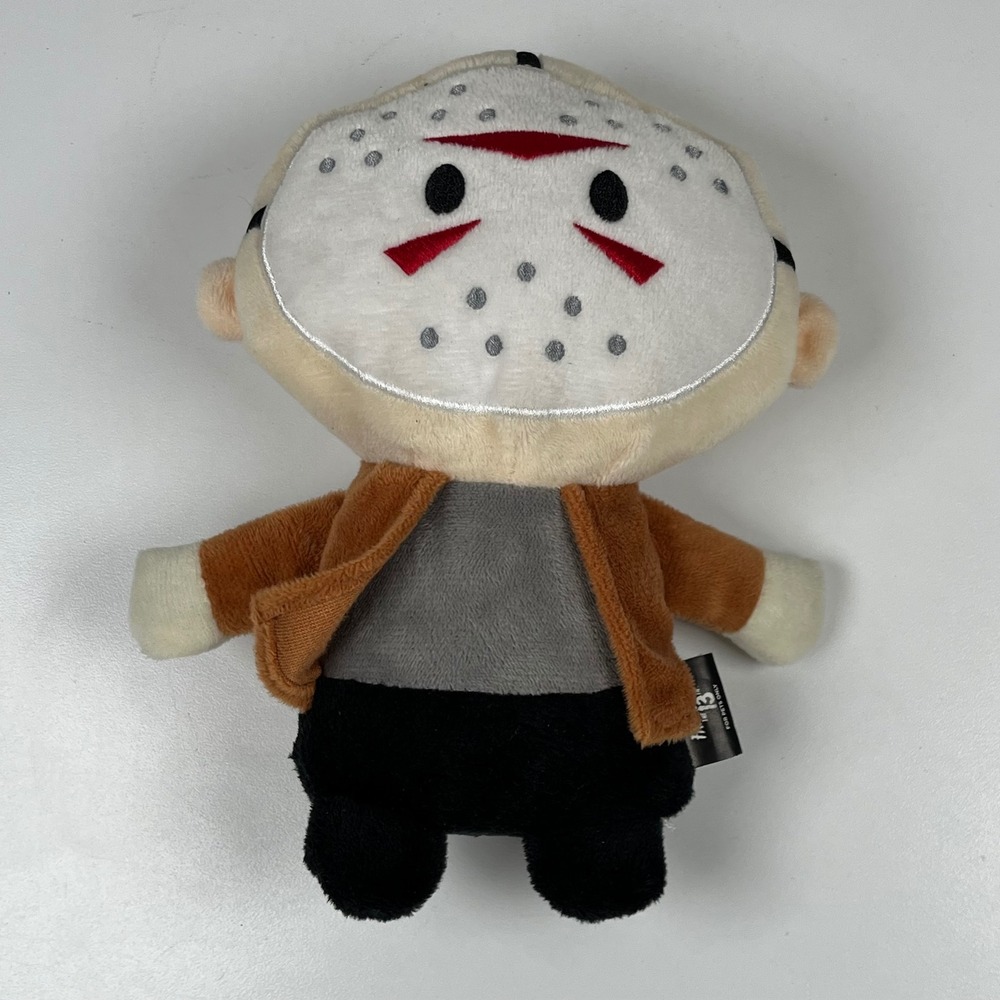 Friday the 13th Jason Voorhees Plush Squeaky Dog Toy Fetch for Pets Horror Movie